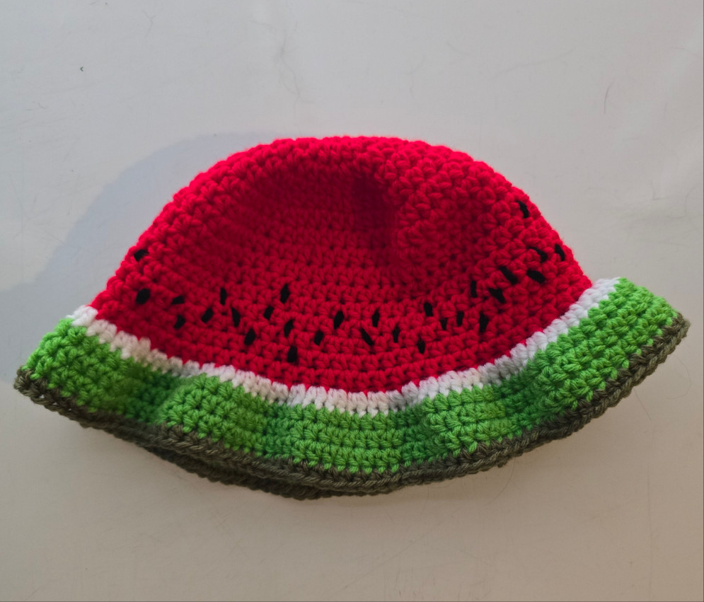 Watermelon bucket hat
